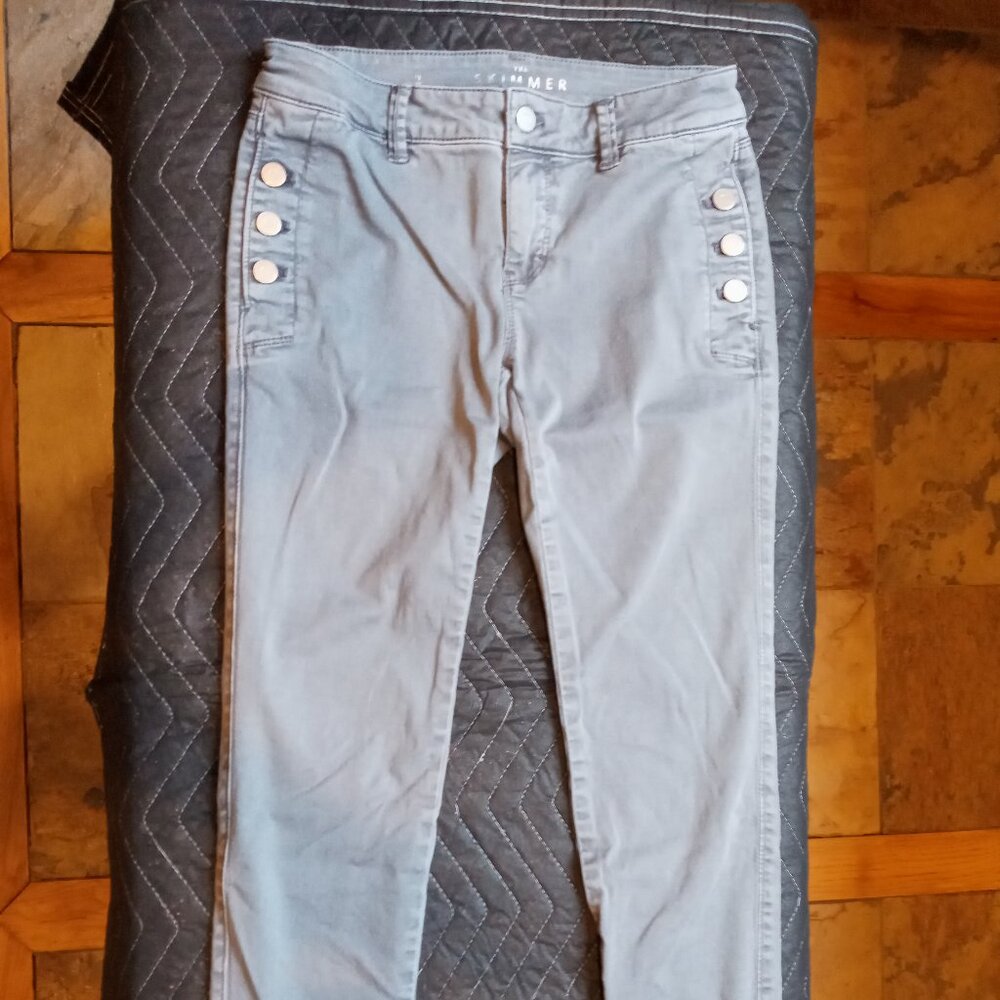 White House Black Market Women's Gray Pants